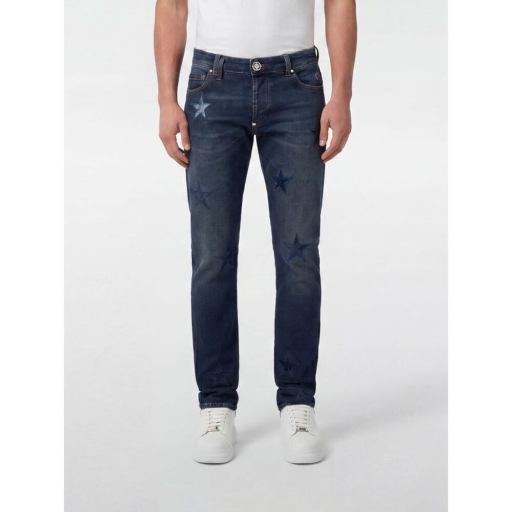 Philipp Plein Jeans Men Blue